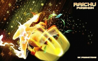 Raichu Sparkle Wallpaper By Demoncloud