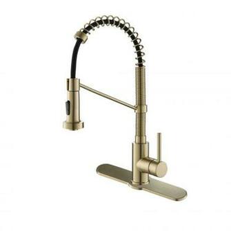 Inch Commercial Kitchen Faucet With Deck Plate In Spot