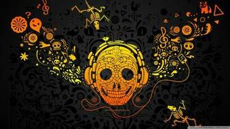 Abstract Music Art Wallpaper