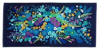 Vera Bradley Beach Towel In Midnight Blues