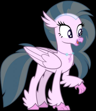 Mlp Base Silver Stream Hippogriff By Lorenacarrizo18 My Little
