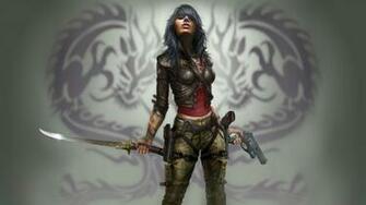 Beautiful Game Girl HD Desktop Wallpaper