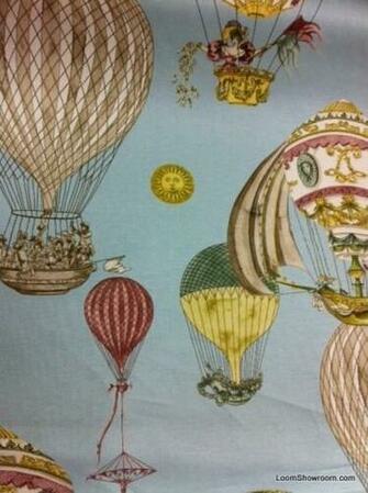 Vintage Hot Air Balloon Background Waverly