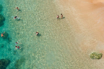 Shallow Beach Wave Wallpaper