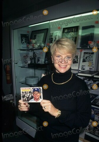 Mickey Mantle Photo Greer Johnson With Collection At