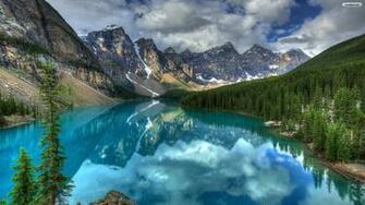 Fantastic Mountain River Wallpaper
