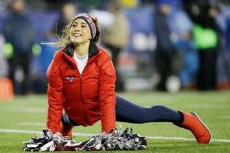 Nice Looking Super Bowl New England Patriots Cheerleaders Wallpaper