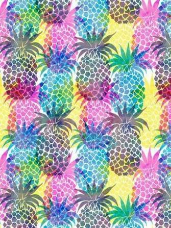 Wallpaper Background iPhone Android Pineapple Fruit Snack Yummy