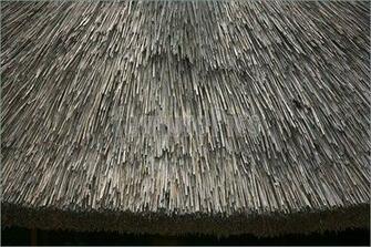 Image Of Texture Hut Roof Makes A Wonderful Natural Background