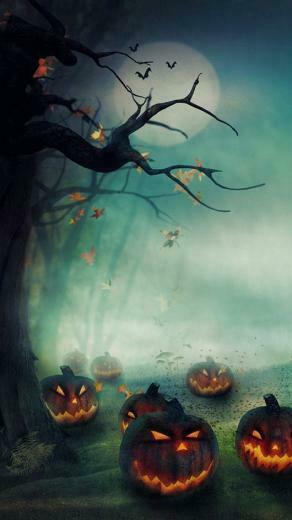 Silent And Scary iPhone Halloween Wallpaper