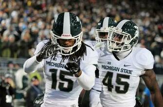 Darien Harris Trae Waynes Ncaa Football Michigan State Penn