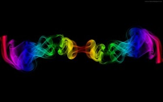 Rainbow Smoke Wallpaper
