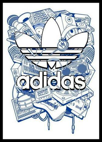 Logo Vector Adidas Wallpaper Neon Black