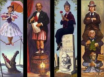 Villains Imagined In Disney Haunted Mansion Stretching Portraits