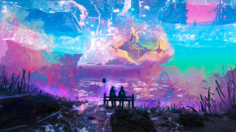 Fantasy Digital Art Sky Landscape 4k Wallpaper
