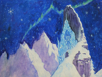 Frozen Ice Castle Wallpaper By