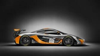 HD Mclaren P1 Race Car Side Wallpaper