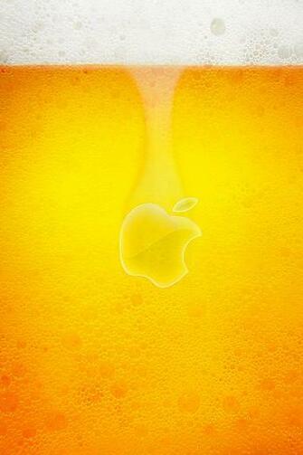 Apple Beer iPhone Wallpaper