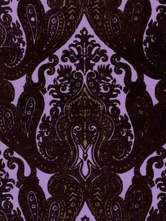 Velvet Damask Wallpaper