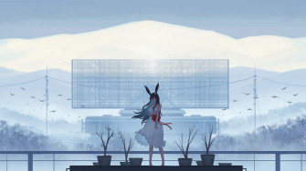 Anime White Wallpaper