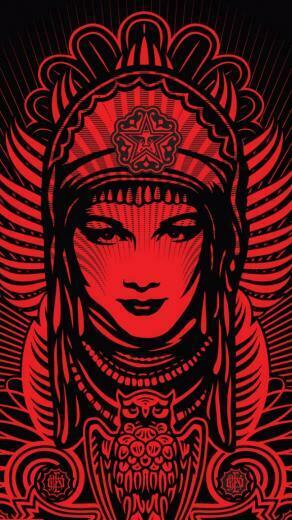 Shepard Fairey iPhone Wallpaper Iospop