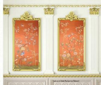 Griffin And Wong Chinoiserie Handpainted Wallpaper Asian Vancouver