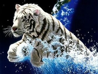 The Tiger 3d Wallpaper Desktop