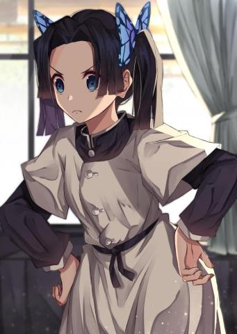 Wallpaper Kimetsu No Yaiba Twintails Demon Slayer Kanzaki Aoi