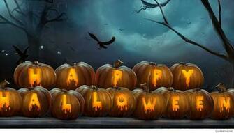 Happy Halloween Pumpkins Photos Wallpaper