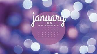 January Wallpaper Calendar
