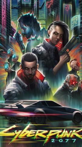 Cyberpunk Characters Art 4k Phone HD Wallpaper