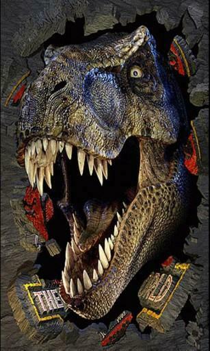 Jurassic Park Logo iPhone Wallpaper Screenshots 3d