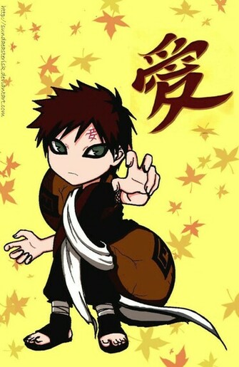 Chibi Gaara By Sundaeasterisk
