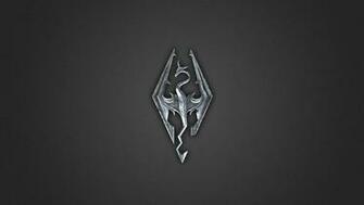 Home Skyrim Wallpaper Logo Steel