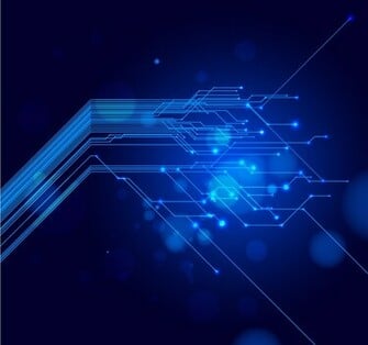 Blue Technology Background