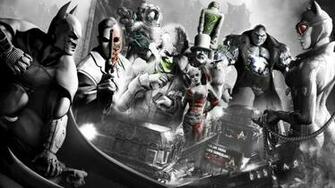 Catwoman The Riddler Batman Arkham Asylum Harvey Dent Wallpaper