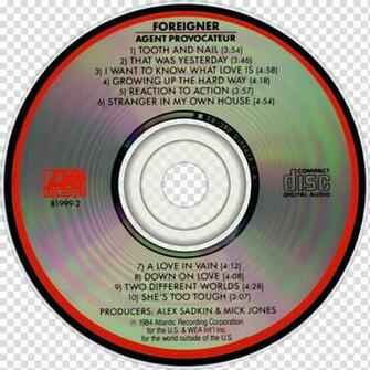 Compact Disc Foreigner Agent Provocateur Album I Want To Know What