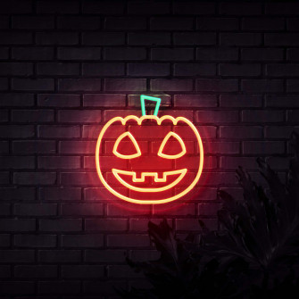 Neon Halloween Wallpaper