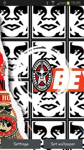 Your Phone Background With This Cool Obey Live Wallpaper To Set