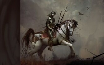 Horses Wallpaper Archive Knight On Horse Fantasy