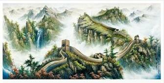Ideas Of Great Wall China D Art Classroom Picture Decoration