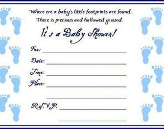 Baby Shower Invitation Background