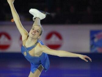Wallpaper Carolina Kostner Ice Skating