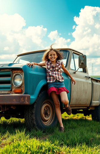 Girls And Trucks Wallpaper
