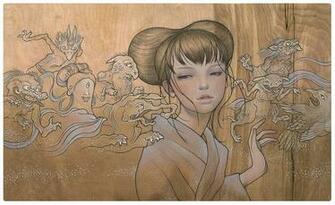 Audrey Kawasaki Sisters Collection HD Wallpaper