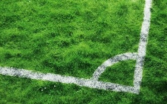 Nice Soccer Desktop Wallpaper With A Football In The Goal