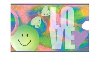 Peace And Love Wallpaper Border Gir92331b