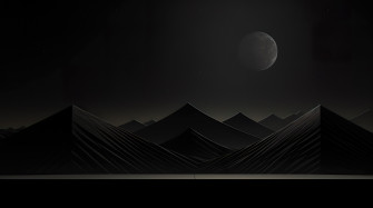 Black Aesthetic Mountains 4k Wallpaper HD Artist Image