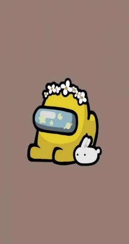 Among Us Baby Wallpaper By Ko3shi Eb