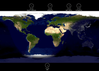 Clocks Desktop World Wallpaper Globe Sun Lighting